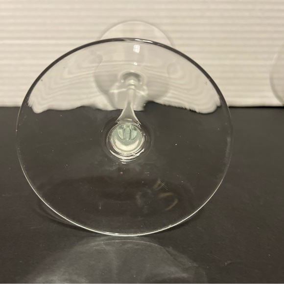 Set of 2 Glass Taper Candle Holders 8 1/4” Tall. So Pretty And Romantic. - Picture 5 of 6